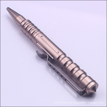 Selbstverteidigungs-Edelstahl-taktischer Stift mit Kugelschreiber T006